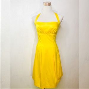 Yellow Calvin Klein Dress (Read measurements!)